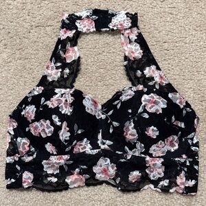PINK Victoria's Secret Black Lace Bralette